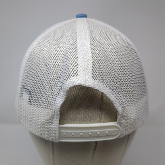 ZOA Snapback Mesh Back Trucker Hat Blue One Size Embroidered Colorblock - Picture 6 of 10